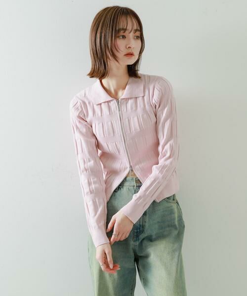 SENSE OF PLACE by URBAN RESEARCH / センスオブプレイス バイ アーバンリサーチ カーディガン・ボレロ | マジョリカプリーツコンパクトカーディガン | 詳細2