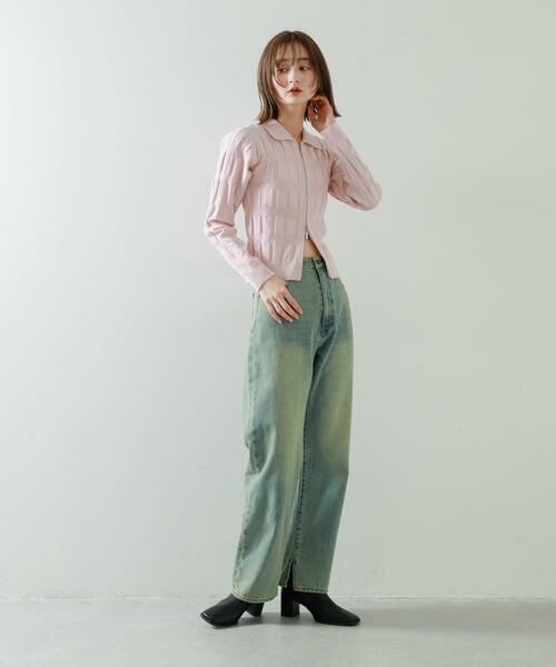 SENSE OF PLACE by URBAN RESEARCH / センスオブプレイス バイ アーバンリサーチ カーディガン・ボレロ | マジョリカプリーツコンパクトカーディガン | 詳細6