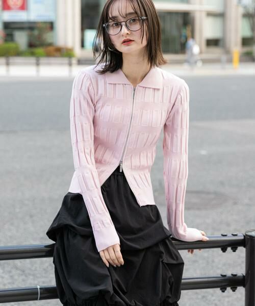 SENSE OF PLACE by URBAN RESEARCH / センスオブプレイス バイ アーバンリサーチ カーディガン・ボレロ | マジョリカプリーツコンパクトカーディガン | 詳細7