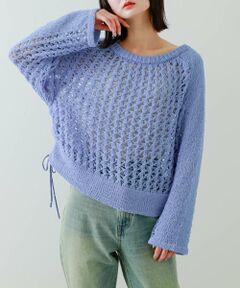 SENSE OF PLACE by URBAN RESEARCH / センスオブプレイス バイ アーバンリサーチ ニット・セーター | チュールヤーンメッシュセーター