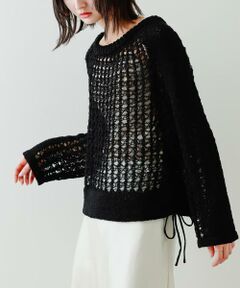 SENSE OF PLACE by URBAN RESEARCH / センスオブプレイス バイ アーバンリサーチ ニット・セーター | チュールヤーンメッシュセーター