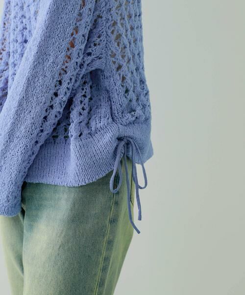SENSE OF PLACE by URBAN RESEARCH / センスオブプレイス バイ アーバンリサーチ ニット・セーター | チュールヤーンメッシュセーター | 詳細3
