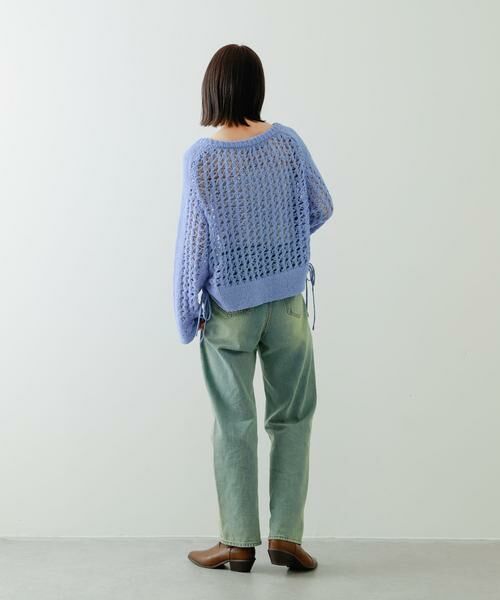 SENSE OF PLACE by URBAN RESEARCH / センスオブプレイス バイ アーバンリサーチ ニット・セーター | チュールヤーンメッシュセーター | 詳細7