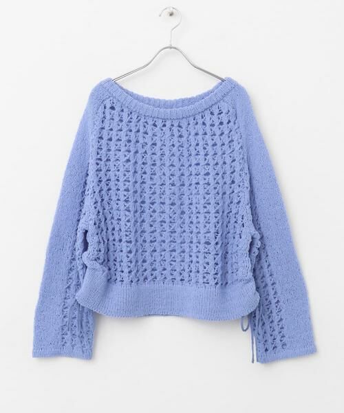 SENSE OF PLACE by URBAN RESEARCH / センスオブプレイス バイ アーバンリサーチ ニット・セーター | チュールヤーンメッシュセーター | 詳細8