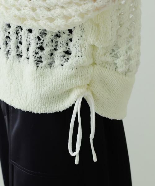 SENSE OF PLACE by URBAN RESEARCH / センスオブプレイス バイ アーバンリサーチ ニット・セーター | チュールヤーンメッシュセーター | 詳細26