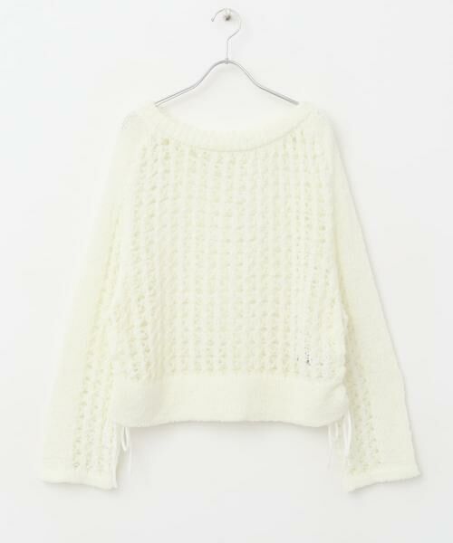 SENSE OF PLACE by URBAN RESEARCH / センスオブプレイス バイ アーバンリサーチ ニット・セーター | チュールヤーンメッシュセーター | 詳細28