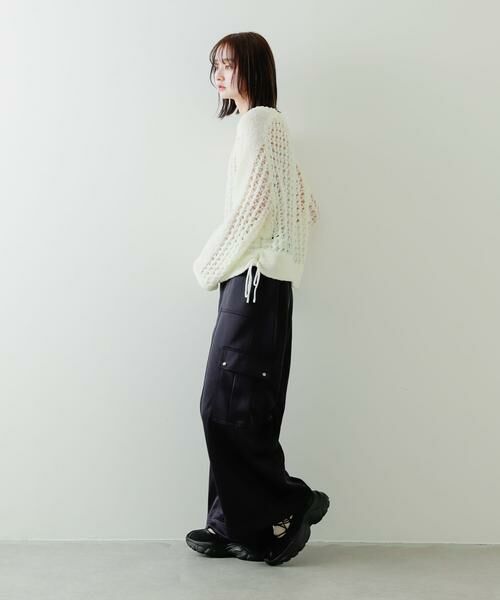 SENSE OF PLACE by URBAN RESEARCH / センスオブプレイス バイ アーバンリサーチ ニット・セーター | チュールヤーンメッシュセーター | 詳細20