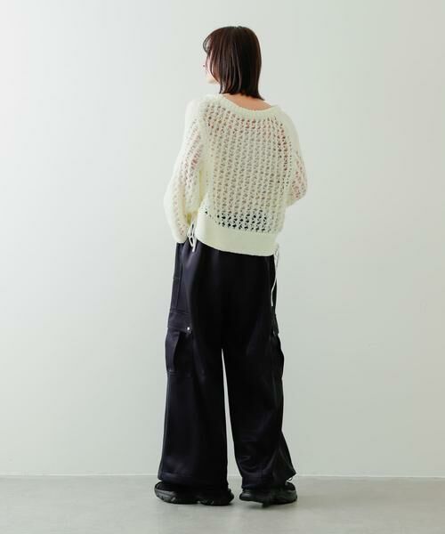 SENSE OF PLACE by URBAN RESEARCH / センスオブプレイス バイ アーバンリサーチ ニット・セーター | チュールヤーンメッシュセーター | 詳細21