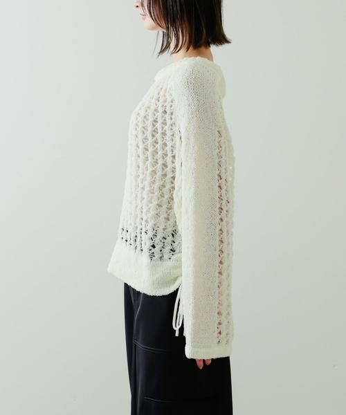 SENSE OF PLACE by URBAN RESEARCH / センスオブプレイス バイ アーバンリサーチ ニット・セーター | チュールヤーンメッシュセーター | 詳細23