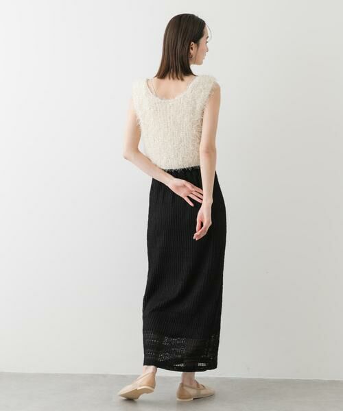 SENSE OF PLACE by URBAN RESEARCH / センスオブプレイス バイ アーバンリサーチ ベスト | クロップドフェザーヤーンニットベスト | 詳細4