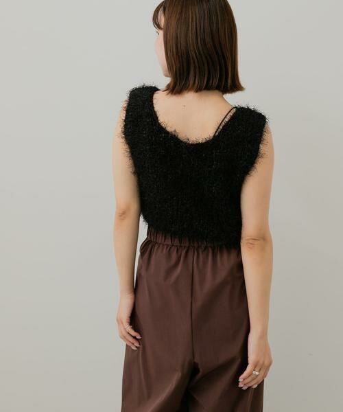 SENSE OF PLACE by URBAN RESEARCH / センスオブプレイス バイ アーバンリサーチ ベスト | クロップドフェザーヤーンニットベスト | 詳細11