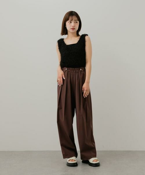 SENSE OF PLACE by URBAN RESEARCH / センスオブプレイス バイ アーバンリサーチ ベスト | クロップドフェザーヤーンニットベスト | 詳細12