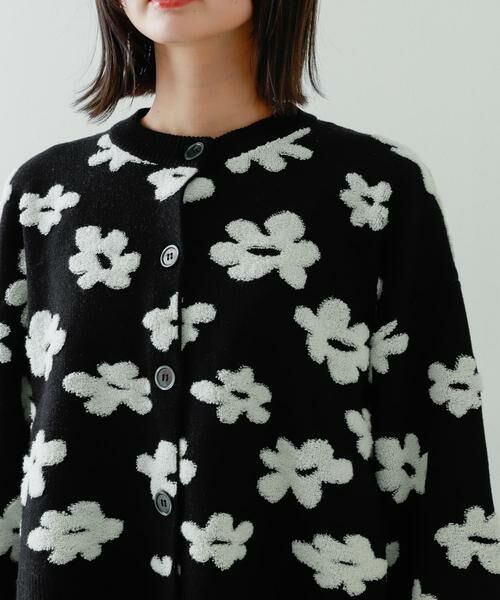 SENSE OF PLACE by URBAN RESEARCH / センスオブプレイス バイ アーバンリサーチ カーディガン・ボレロ | フラワージャガードカーディガン | 詳細19