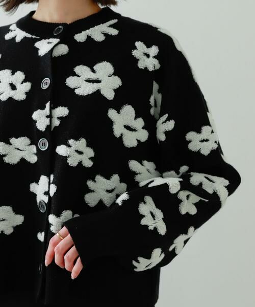 SENSE OF PLACE by URBAN RESEARCH / センスオブプレイス バイ アーバンリサーチ カーディガン・ボレロ | フラワージャガードカーディガン | 詳細20