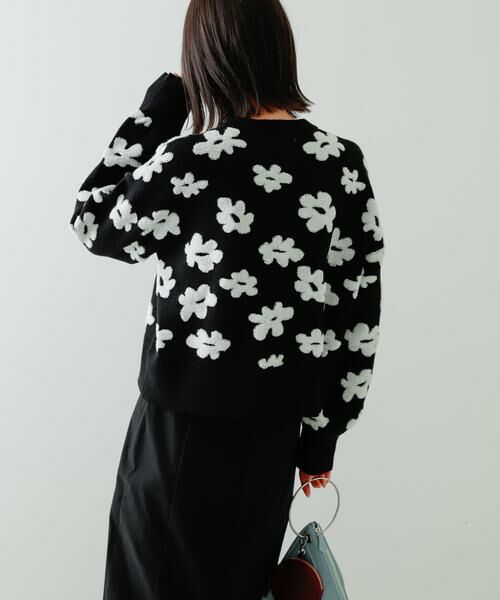 SENSE OF PLACE by URBAN RESEARCH / センスオブプレイス バイ アーバンリサーチ カーディガン・ボレロ | フラワージャガードカーディガン | 詳細11
