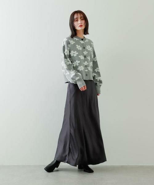 SENSE OF PLACE by URBAN RESEARCH / センスオブプレイス バイ アーバンリサーチ カーディガン・ボレロ | フラワージャガードカーディガン | 詳細26