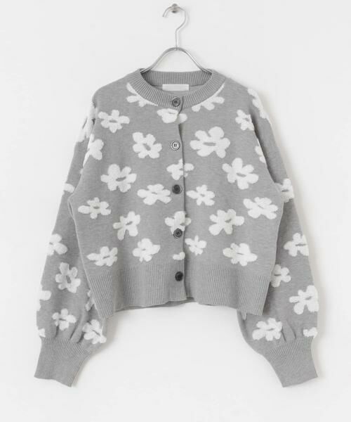 SENSE OF PLACE by URBAN RESEARCH / センスオブプレイス バイ アーバンリサーチ カーディガン・ボレロ | フラワージャガードカーディガン | 詳細30