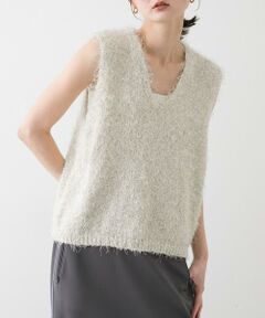 SENSE OF PLACE by URBAN RESEARCH / センスオブプレイス バイ アーバンリサーチ ニット・セーター | 『洗濯可』スパンコールラメフェザーニット