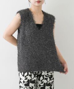 SENSE OF PLACE by URBAN RESEARCH / センスオブプレイス バイ アーバンリサーチ ニット・セーター | 『洗濯可』スパンコールラメフェザーニット