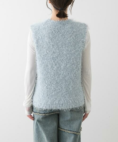 SENSE OF PLACE by URBAN RESEARCH / センスオブプレイス バイ アーバンリサーチ ニット・セーター | 『洗濯可』スパンコールラメフェザーニット | 詳細10