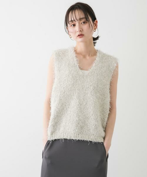 SENSE OF PLACE by URBAN RESEARCH / センスオブプレイス バイ アーバンリサーチ ニット・セーター | 『洗濯可』スパンコールラメフェザーニット | 詳細18