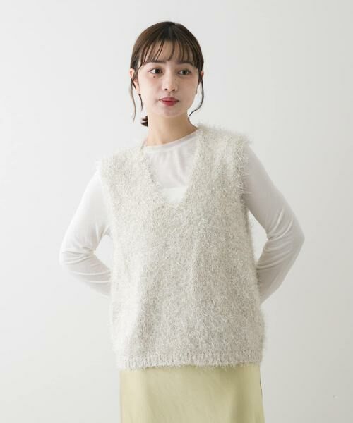 SENSE OF PLACE by URBAN RESEARCH / センスオブプレイス バイ アーバンリサーチ ニット・セーター | 『洗濯可』スパンコールラメフェザーニット | 詳細22