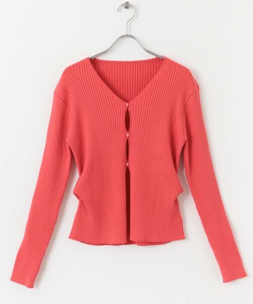 SENSE OF PLACE by URBAN RESEARCH / センスオブプレイス バイ アーバンリサーチ カーディガン・ボレロ | サイドタックコンパクトリブカーディガン | 詳細7