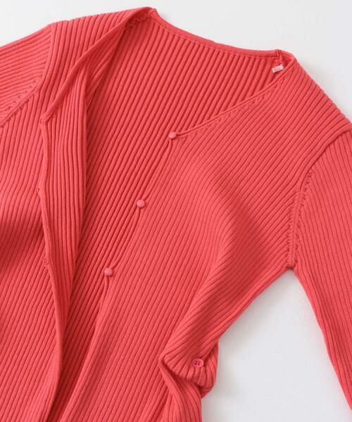 SENSE OF PLACE by URBAN RESEARCH / センスオブプレイス バイ アーバンリサーチ カーディガン・ボレロ | サイドタックコンパクトリブカーディガン | 詳細8