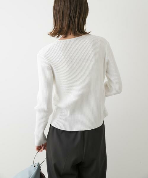 SENSE OF PLACE by URBAN RESEARCH / センスオブプレイス バイ アーバンリサーチ カーディガン・ボレロ | サイドタックコンパクトリブカーディガン | 詳細25