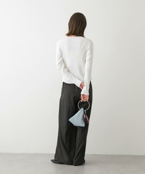 SENSE OF PLACE by URBAN RESEARCH / センスオブプレイス バイ アーバンリサーチ カーディガン・ボレロ | サイドタックコンパクトリブカーディガン | 詳細28