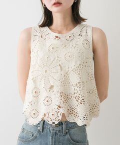 SENSE OF PLACE by URBAN RESEARCH / センスオブプレイス バイ アーバンリサーチ ベスト | レースクロップドベスト