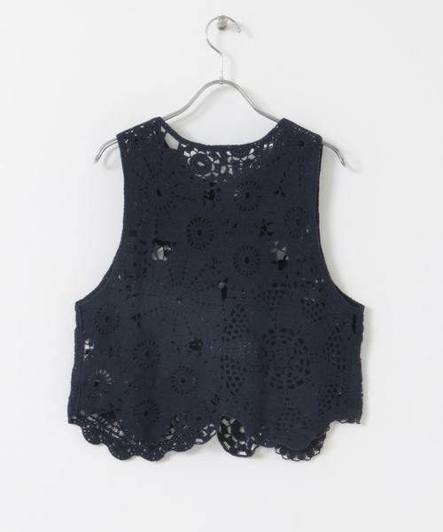 SENSE OF PLACE by URBAN RESEARCH / センスオブプレイス バイ アーバンリサーチ ベスト | レースクロップドベスト | 詳細10