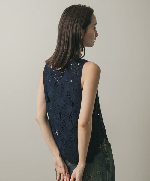 SENSE OF PLACE by URBAN RESEARCH / センスオブプレイス バイ アーバンリサーチ ベスト | レースクロップドベスト | 詳細2