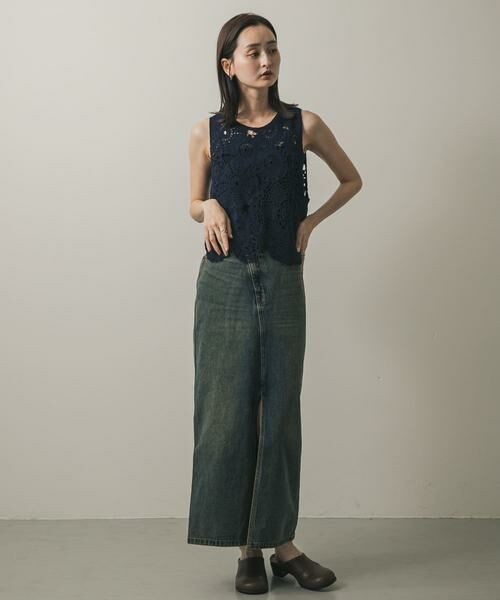 SENSE OF PLACE by URBAN RESEARCH / センスオブプレイス バイ アーバンリサーチ ベスト | レースクロップドベスト | 詳細3