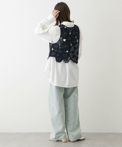 SENSE OF PLACE by URBAN RESEARCH / センスオブプレイス バイ アーバンリサーチ ベスト | レースクロップドベスト | 詳細7