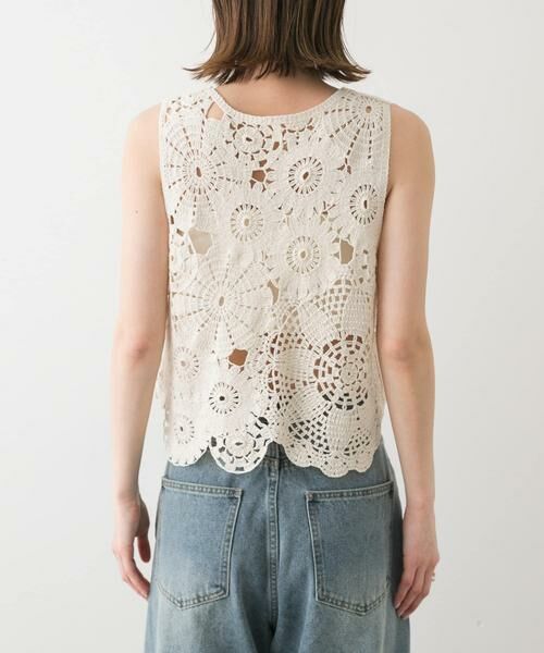 SENSE OF PLACE by URBAN RESEARCH / センスオブプレイス バイ アーバンリサーチ ベスト | レースクロップドベスト | 詳細24