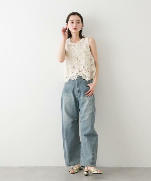 SENSE OF PLACE by URBAN RESEARCH / センスオブプレイス バイ アーバンリサーチ ベスト | レースクロップドベスト | 詳細18