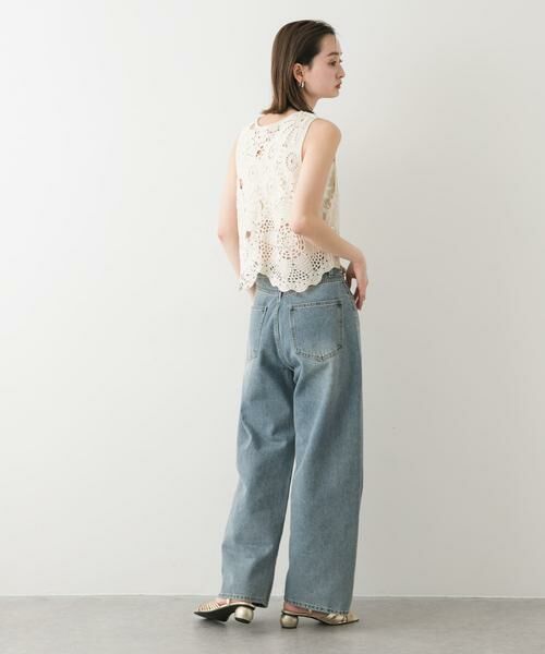 SENSE OF PLACE by URBAN RESEARCH / センスオブプレイス バイ アーバンリサーチ ベスト | レースクロップドベスト | 詳細20