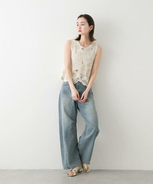 SENSE OF PLACE by URBAN RESEARCH / センスオブプレイス バイ アーバンリサーチ ベスト | レースクロップドベスト | 詳細21