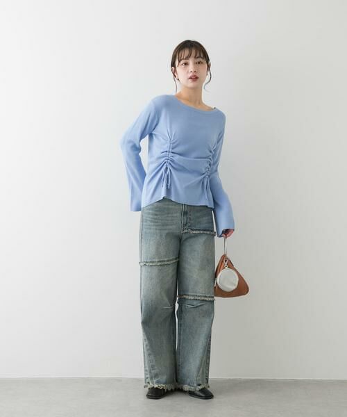 SENSE OF PLACE by URBAN RESEARCH / センスオブプレイス バイ アーバンリサーチ ニット・セーター | ボートネックシャーリングセーター | 詳細5