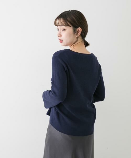 SENSE OF PLACE by URBAN RESEARCH / センスオブプレイス バイ アーバンリサーチ ニット・セーター | ボートネックシャーリングセーター | 詳細11