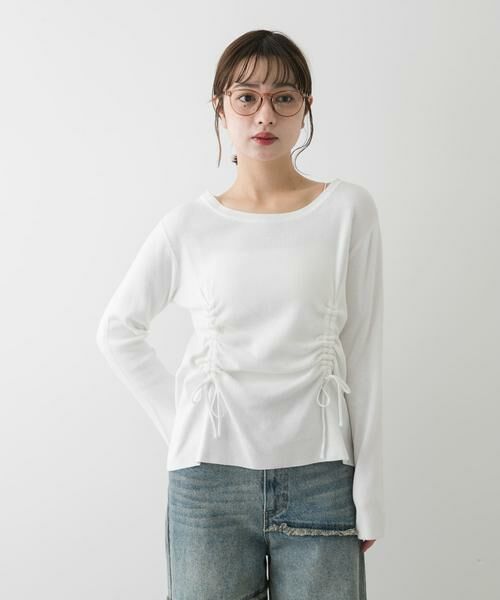 SENSE OF PLACE by URBAN RESEARCH / センスオブプレイス バイ アーバンリサーチ ニット・セーター | ボートネックシャーリングセーター | 詳細20