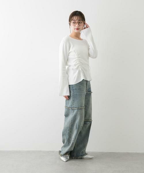 SENSE OF PLACE by URBAN RESEARCH / センスオブプレイス バイ アーバンリサーチ ニット・セーター | ボートネックシャーリングセーター | 詳細23