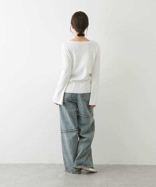 SENSE OF PLACE by URBAN RESEARCH / センスオブプレイス バイ アーバンリサーチ ニット・セーター | ボートネックシャーリングセーター | 詳細24