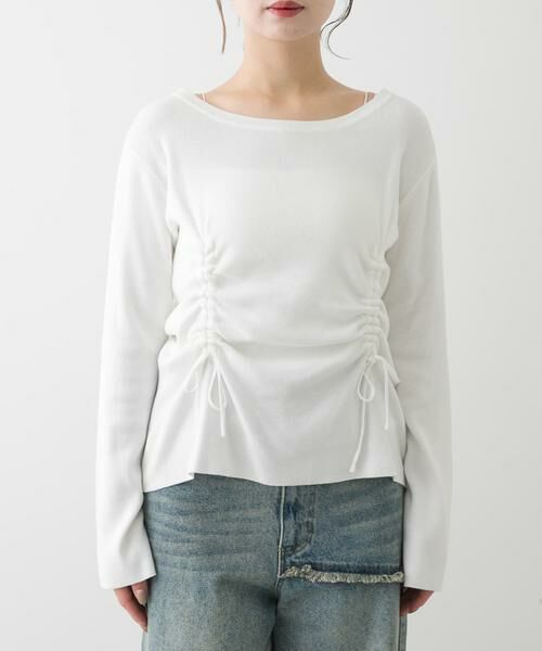 SENSE OF PLACE by URBAN RESEARCH / センスオブプレイス バイ アーバンリサーチ ニット・セーター | ボートネックシャーリングセーター | 詳細25