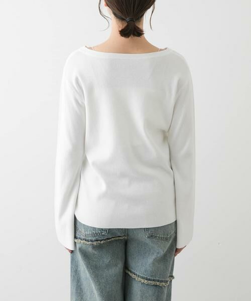 SENSE OF PLACE by URBAN RESEARCH / センスオブプレイス バイ アーバンリサーチ ニット・セーター | ボートネックシャーリングセーター | 詳細27