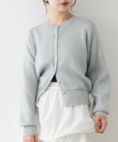 SENSE OF PLACE by URBAN RESEARCH / センスオブプレイス バイ アーバンリサーチ カーディガン・ボレロ | 『洗濯可』グリッターカーディガン