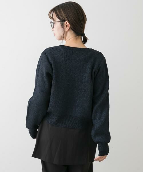 SENSE OF PLACE by URBAN RESEARCH / センスオブプレイス バイ アーバンリサーチ カーディガン・ボレロ | 『洗濯可』グリッターカーディガン | 詳細4