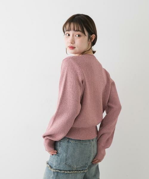 SENSE OF PLACE by URBAN RESEARCH / センスオブプレイス バイ アーバンリサーチ カーディガン・ボレロ | 『洗濯可』グリッターカーディガン | 詳細17