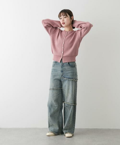 SENSE OF PLACE by URBAN RESEARCH / センスオブプレイス バイ アーバンリサーチ カーディガン・ボレロ | 『洗濯可』グリッターカーディガン | 詳細20